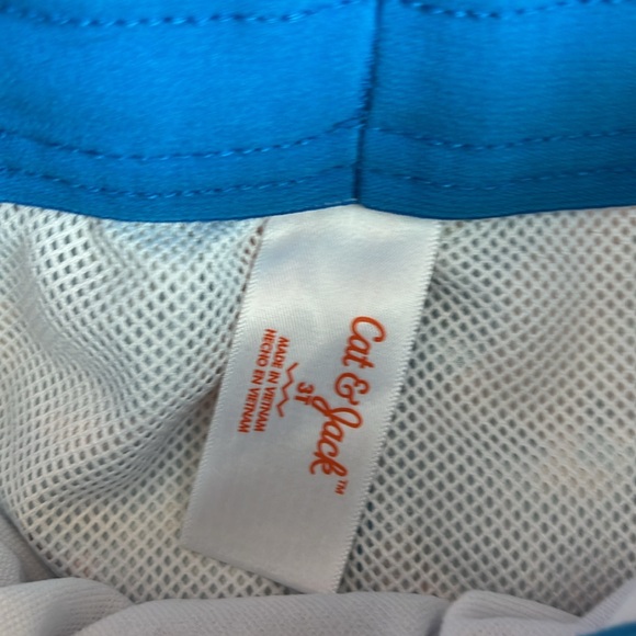 ⭐️⭐️PICK 5 / $20 Cat & Jack Orange and Blue Rashguard Swim Trunks Set 3T - Picture 7 of 9